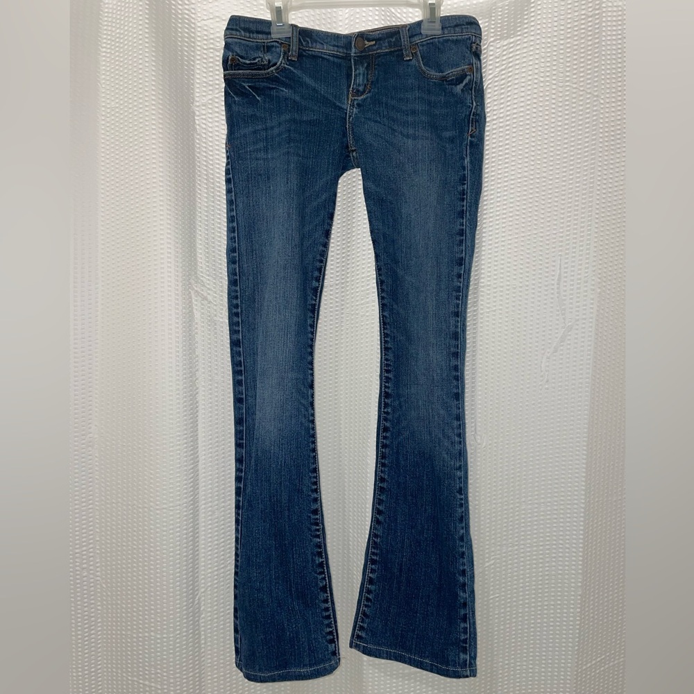A&F Wide Legged Low Waisted Jeans